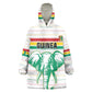 Custom Afro Guinee Football Wearable Blanket Hoodie Go Syli National