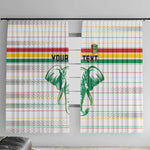 Custom Afro Guinee Football Window Curtain Go Syli National