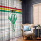 Custom Afro Guinee Football Window Curtain Go Syli National
