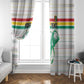 Custom Afro Guinee Football Window Curtain Go Syli National