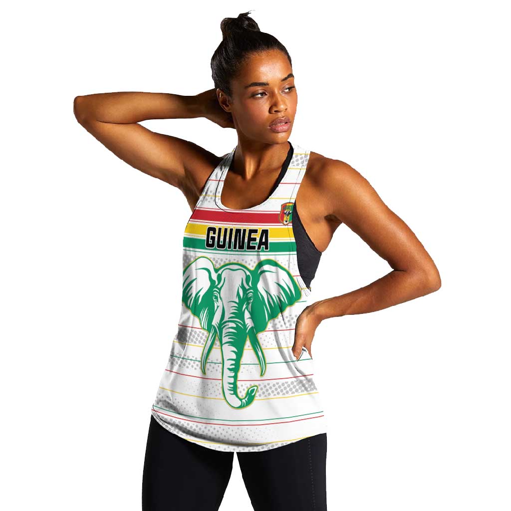 Custom Afro Guinee Football Women Racerback Tank Go Syli National