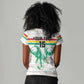 Custom Afro Guinee Football Women V-Neck T-Shirt Go Syli National