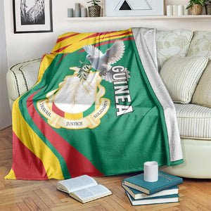 Guinea Blanket Coat Of Arms With Pigeon - Kente Pattern