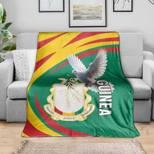 Guinea Blanket Coat Of Arms With Pigeon - Kente Pattern
