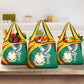 Guinea Grocery Bag Coat Of Arms With Pigeon - Kente Pattern