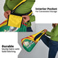 Guinea Grocery Bag Coat Of Arms With Pigeon - Kente Pattern