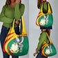 Guinea Grocery Bag Coat Of Arms With Pigeon - Kente Pattern