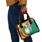 Guinea Shoulder Handbag Coat Of Arms With Pigeon - Kente Pattern