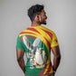 Guinea T shirt Coat Of Arms With Pigeon - Kente Pattern