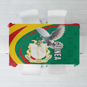 Guinea Tablecloth Coat Of Arms With Pigeon - Kente Pattern