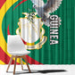 Guinea Window Curtain Coat Of Arms With Pigeon - Kente Pattern