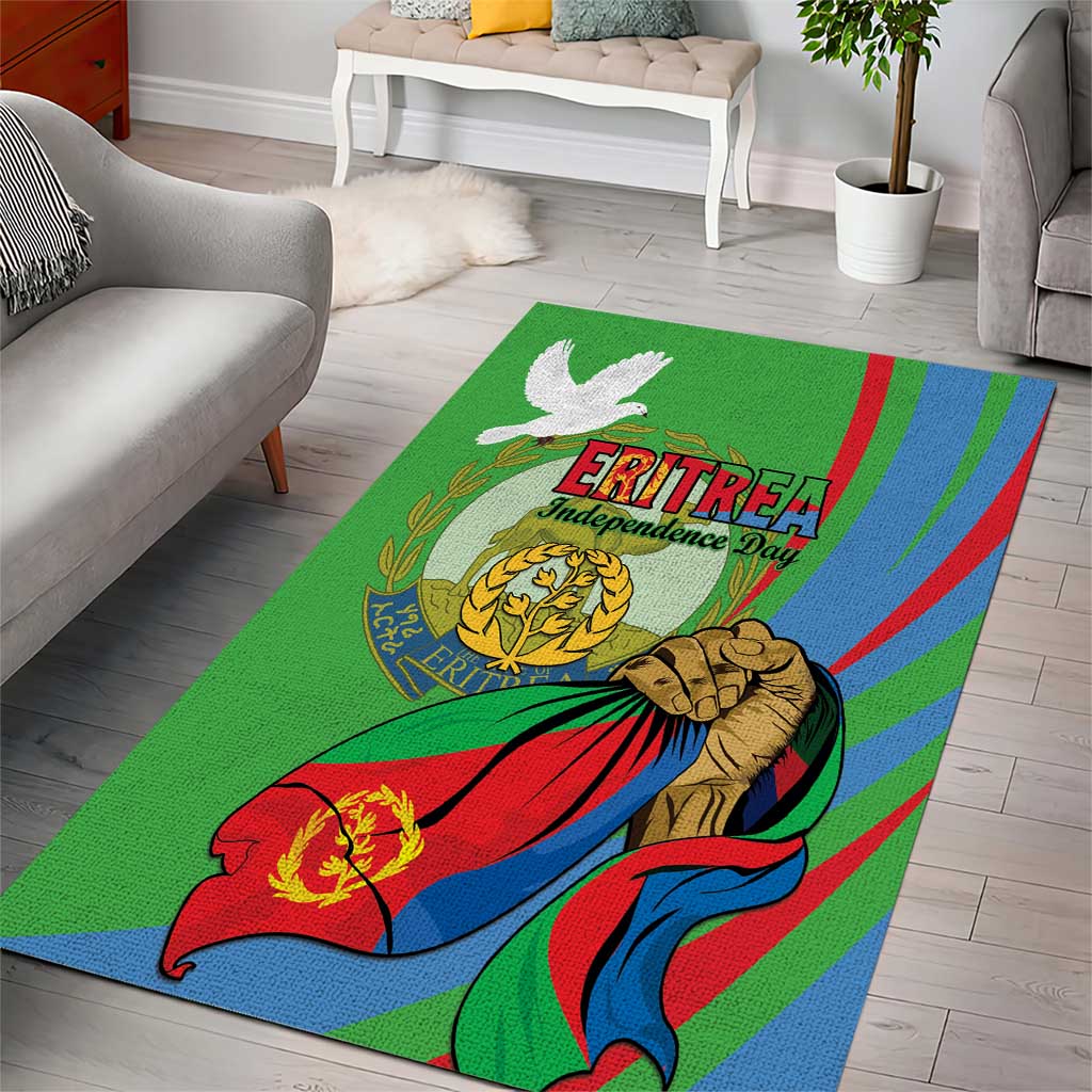 Happy Eritrea Independence Day Area Rug 34th Anniversary