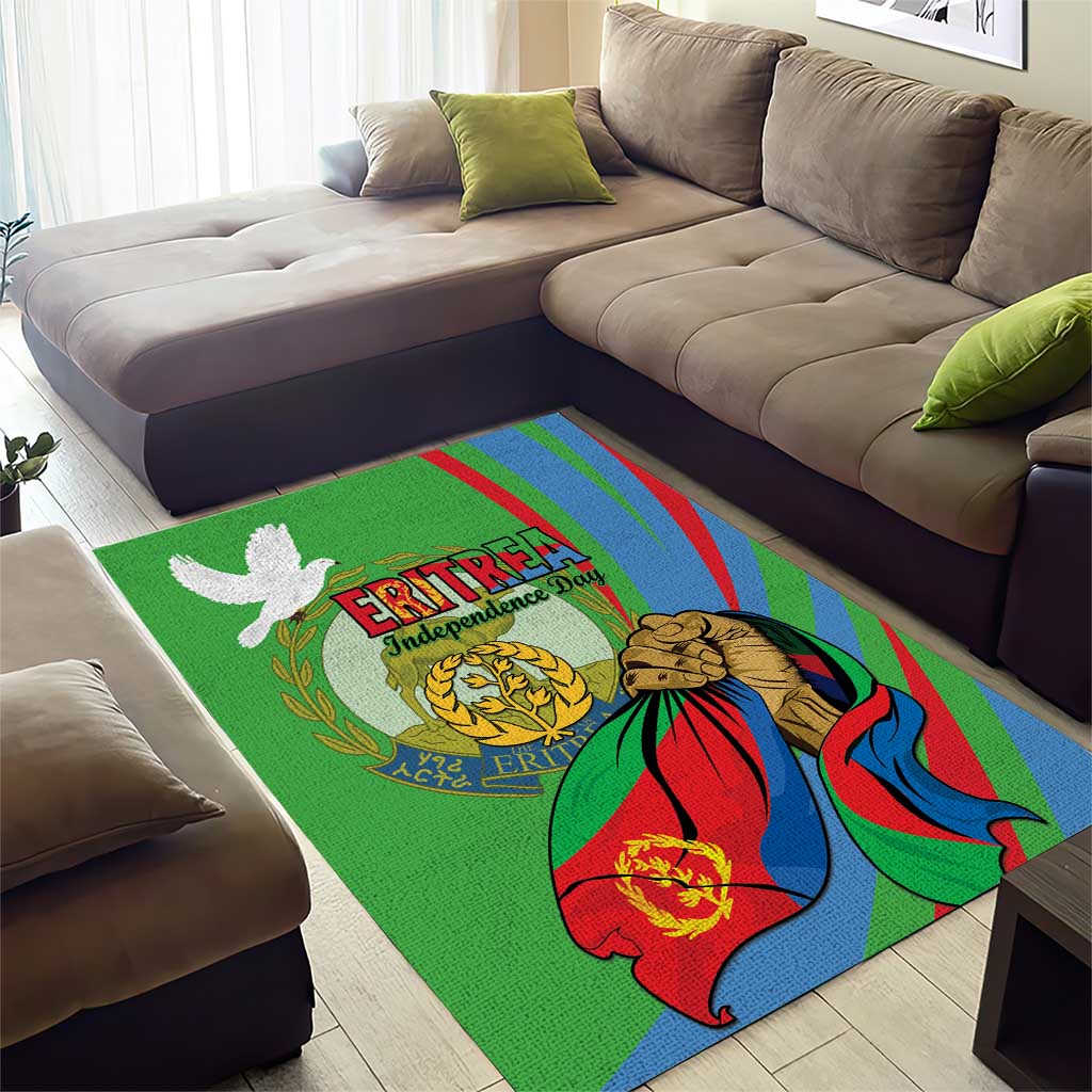 Happy Eritrea Independence Day Area Rug 34th Anniversary