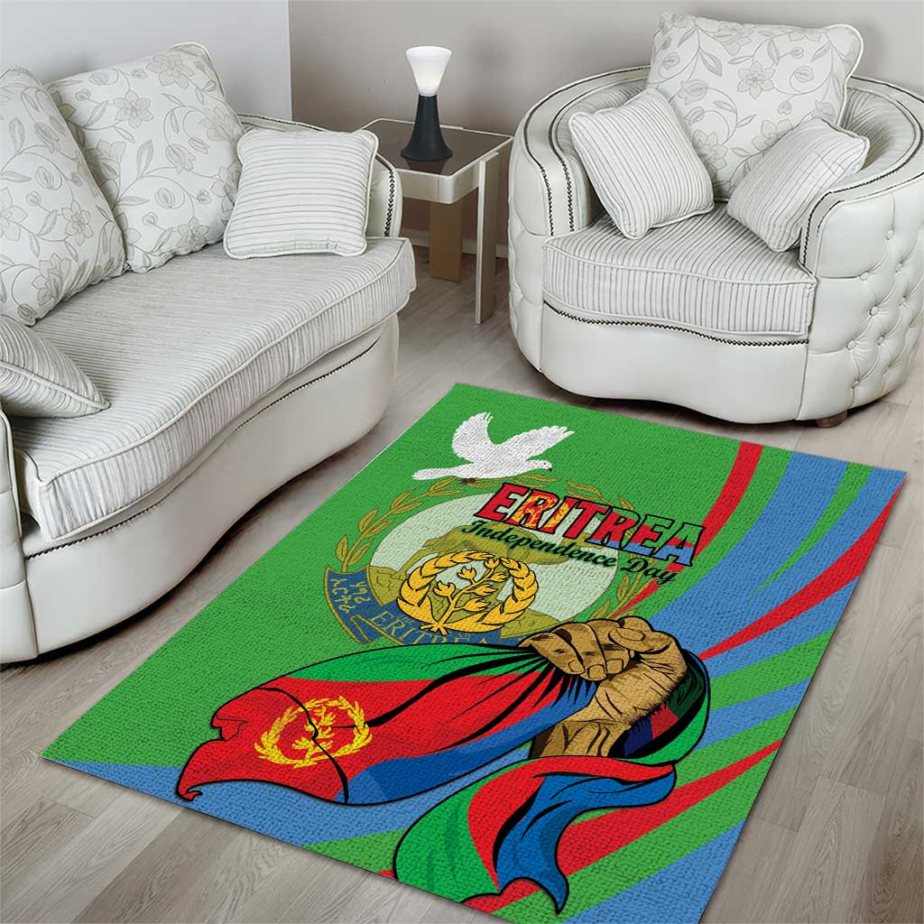 Happy Eritrea Independence Day Area Rug 34th Anniversary