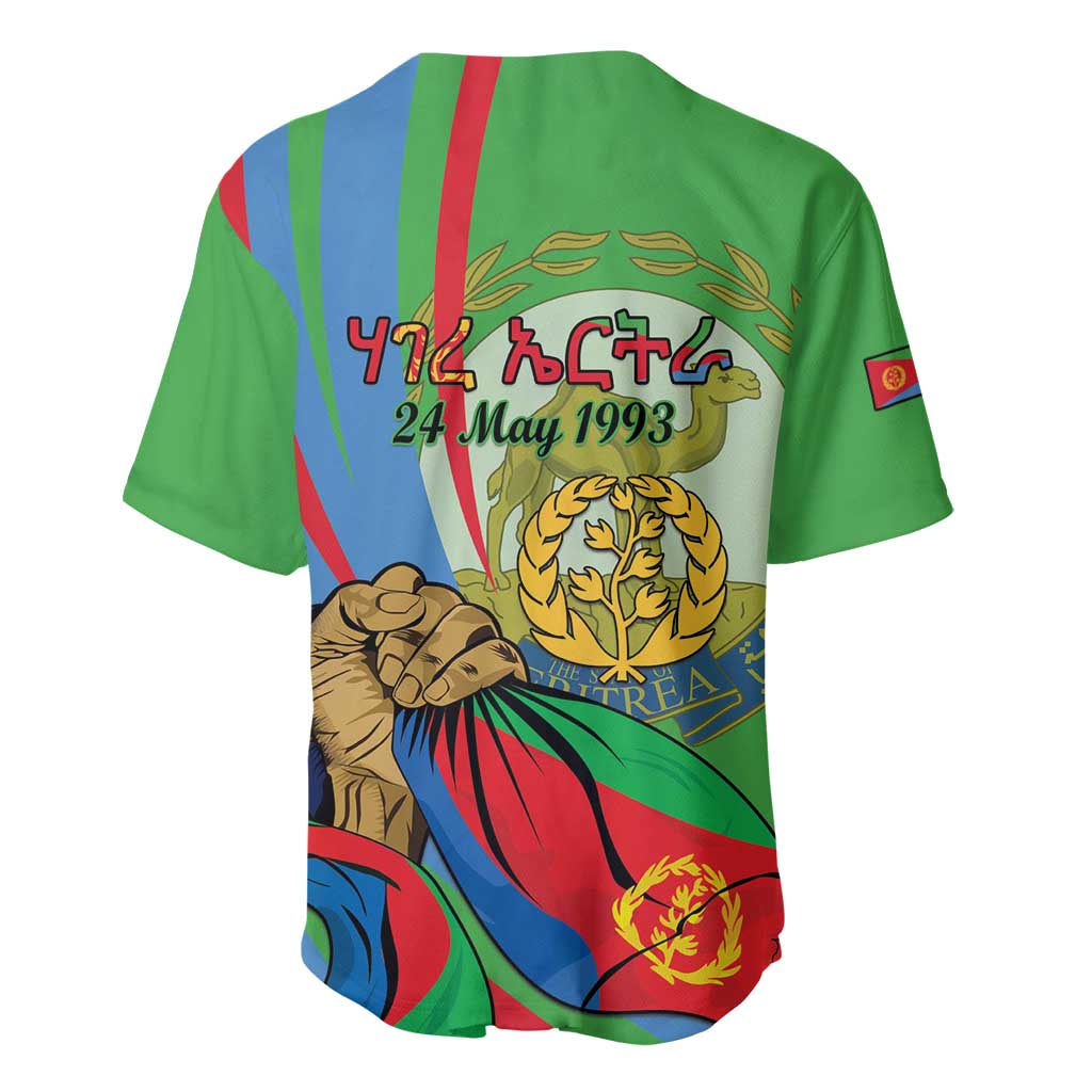 Happy Eritrea Independence Day Baseball Jersey 34th Anniversary