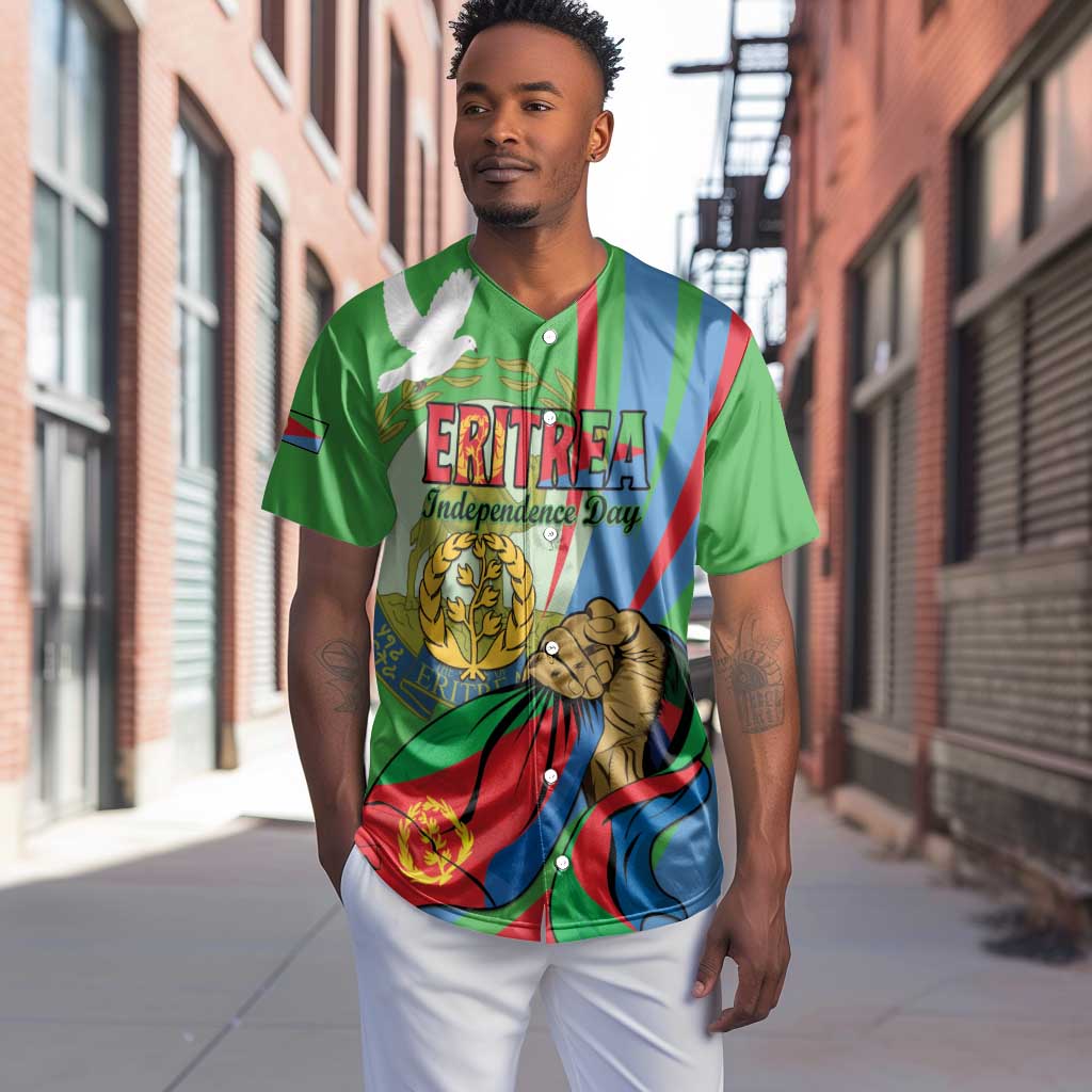 Happy Eritrea Independence Day Baseball Jersey 34th Anniversary