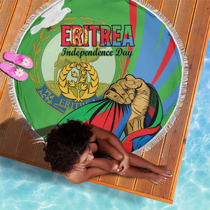 Happy Eritrea Independence Day Beach Blanket 34th Anniversary