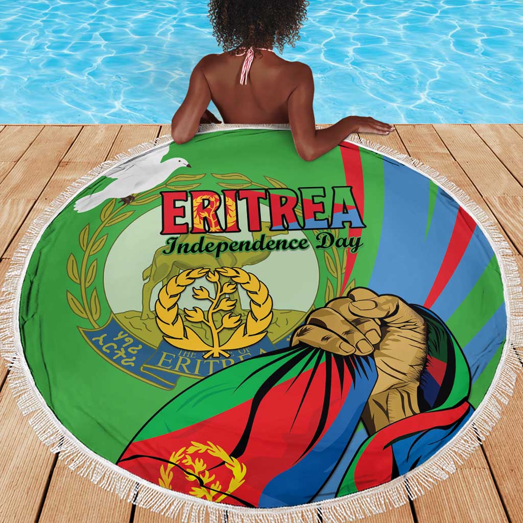 Happy Eritrea Independence Day Beach Blanket 34th Anniversary