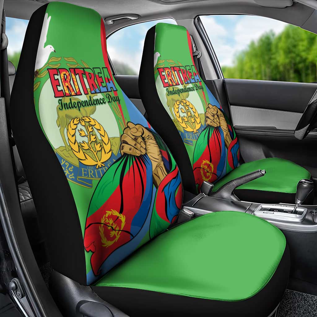 Happy Eritrea Independence Day Car Seat Cover 34th Anniversary