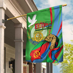 Happy Eritrea Independence Day Garden Flag 34th Anniversary