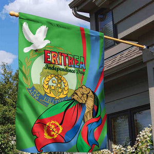 Happy Eritrea Independence Day Garden Flag 34th Anniversary