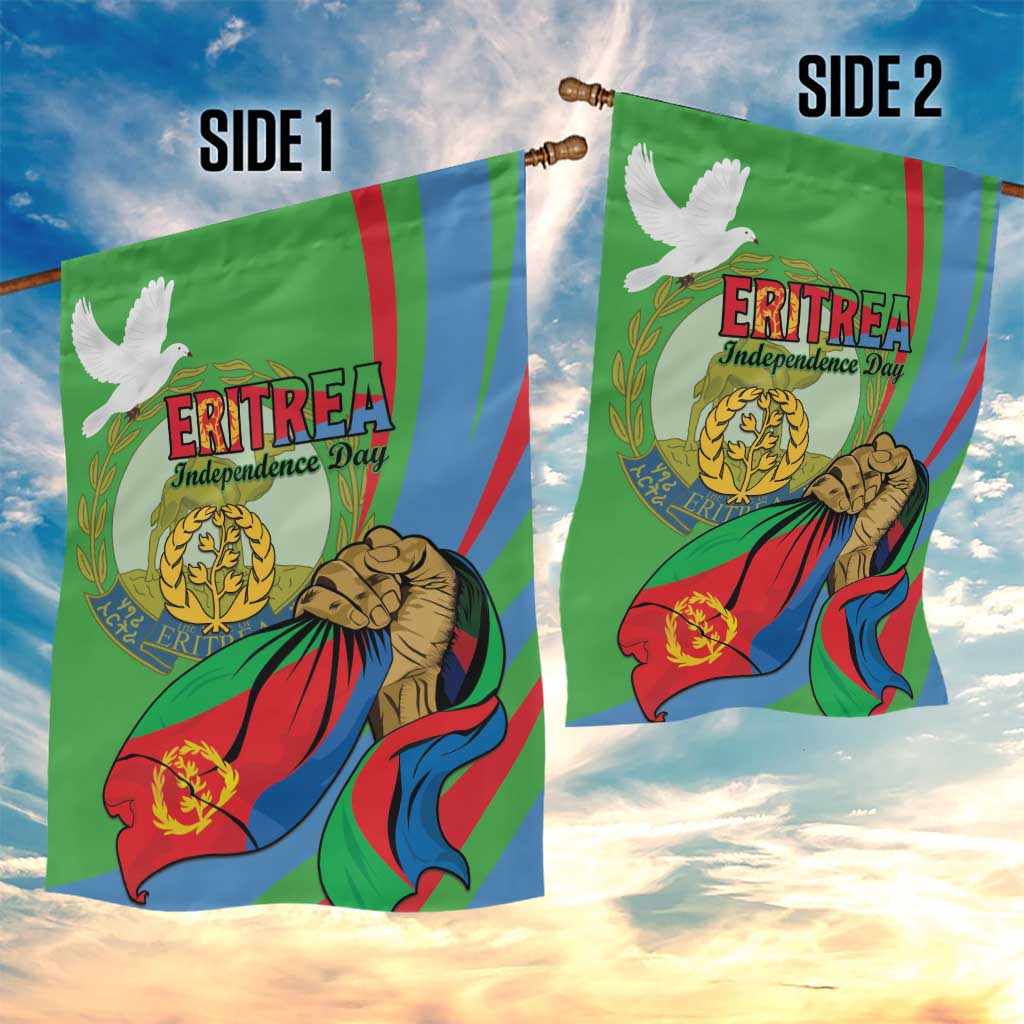 Happy Eritrea Independence Day Garden Flag 34th Anniversary