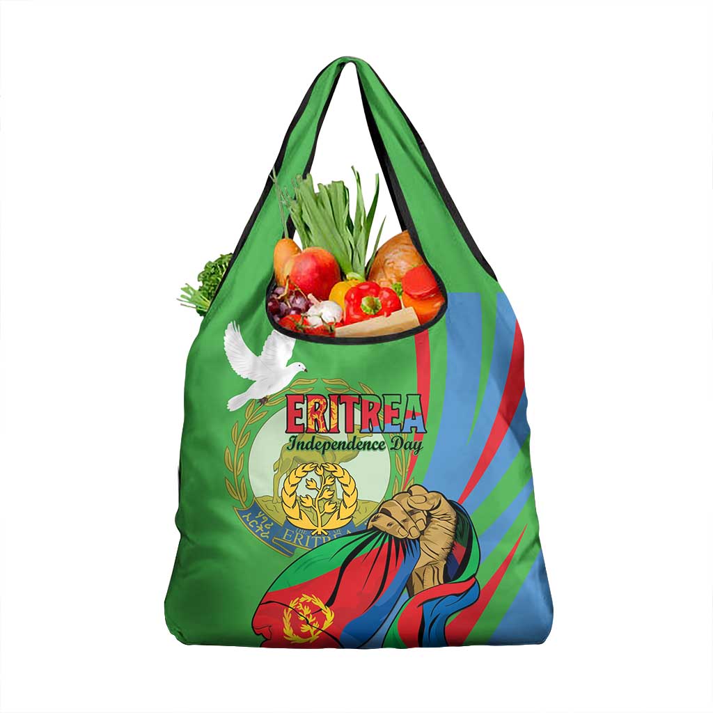 Happy Eritrea Independence Day Grocery Bag 34th Anniversary