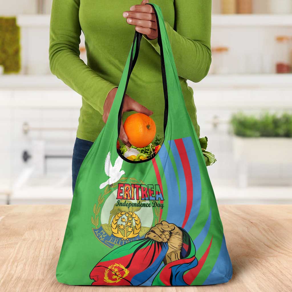 Happy Eritrea Independence Day Grocery Bag 34th Anniversary