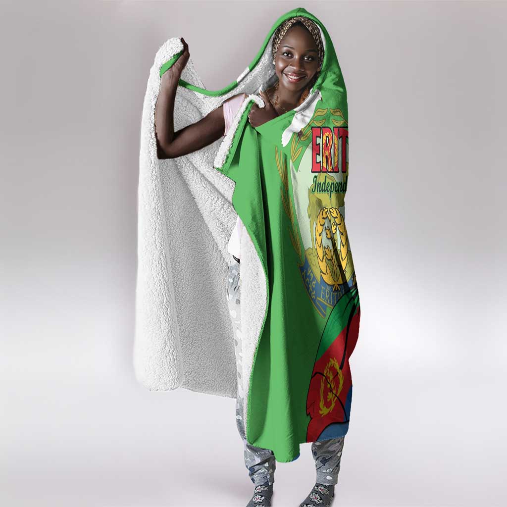 Happy Eritrea Independence Day Hooded Blanket 34th Anniversary