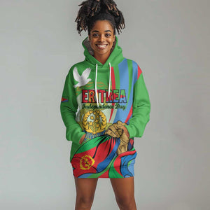 Happy Eritrea Independence Day Hoodie Dress 34th Anniversary