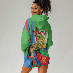 Happy Eritrea Independence Day Hoodie Dress 34th Anniversary