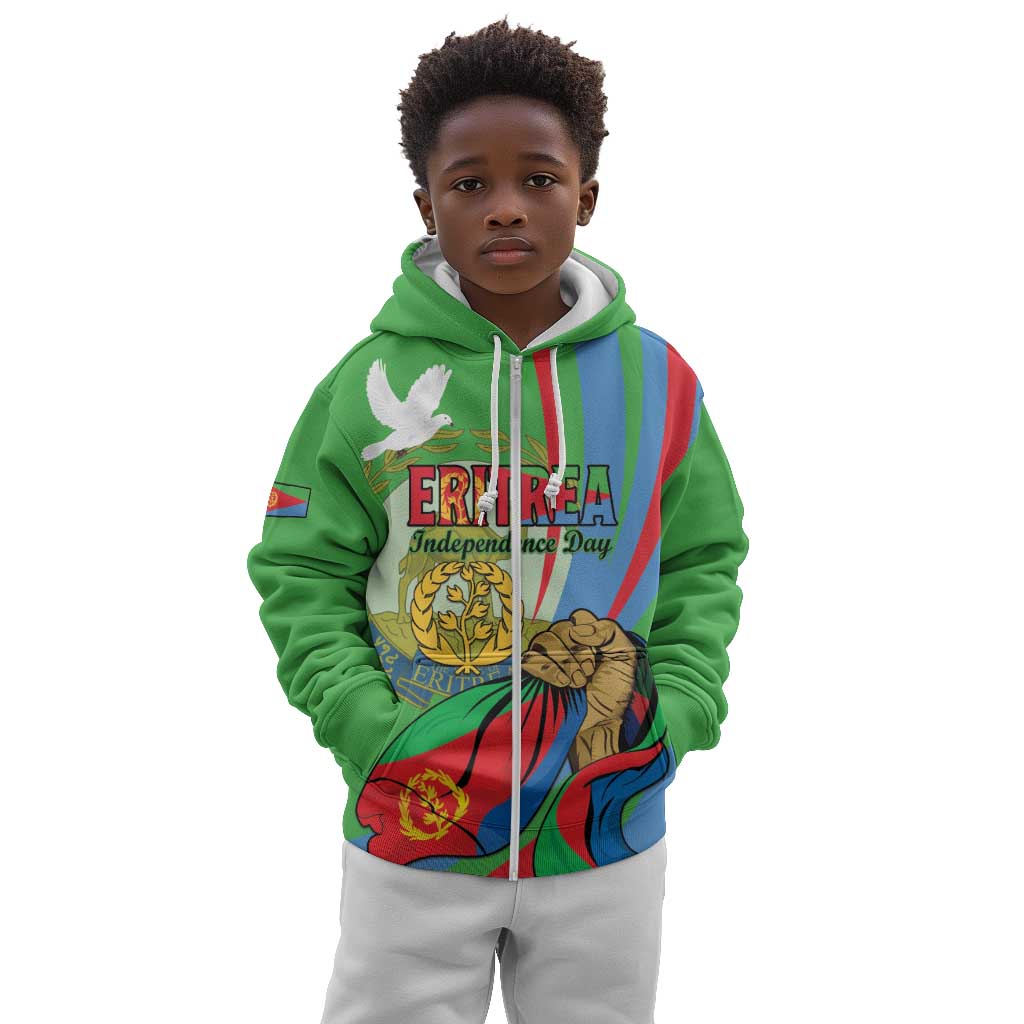 Happy Eritrea Independence Day Kid Hoodie 34th Anniversary