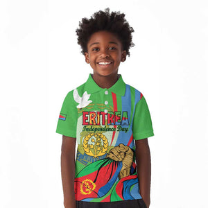 Happy Eritrea Independence Day Kid Polo Shirt 34th Anniversary