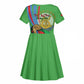Happy Eritrea Independence Day Kid Short Sleeve Dress 34th Anniversary