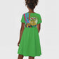 Happy Eritrea Independence Day Kid Short Sleeve Dress 34th Anniversary