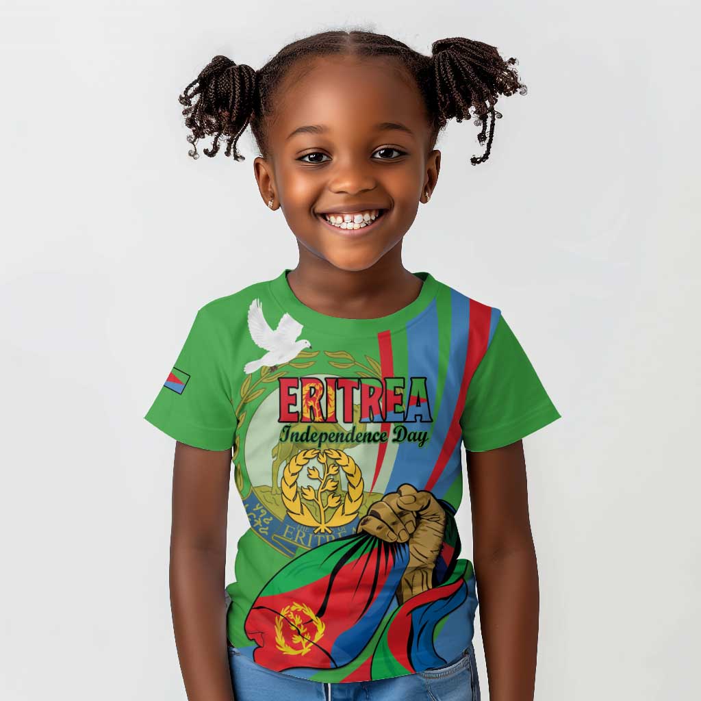 Happy Eritrea Independence Day Kid T shirt 34th Anniversary