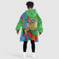 Happy Eritrea Independence Day Kid Wearable Blanket Hoodie 34th Anniversary