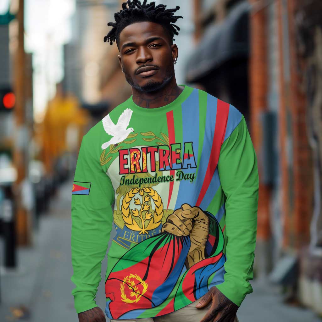 Happy Eritrea Independence Day Long Sleeve Shirt 34th Anniversary
