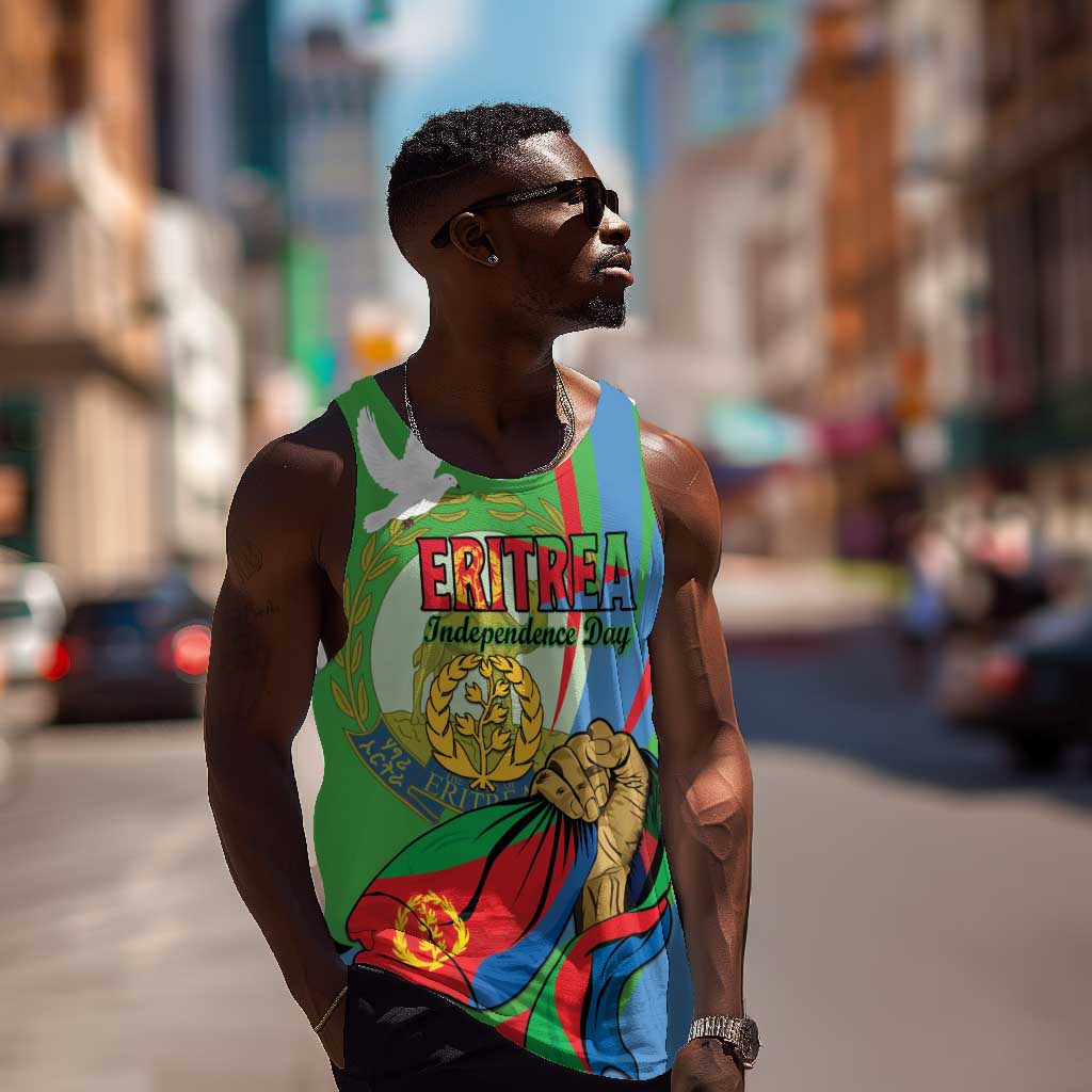 Happy Eritrea Independence Day Men Tank Top 34th Anniversary