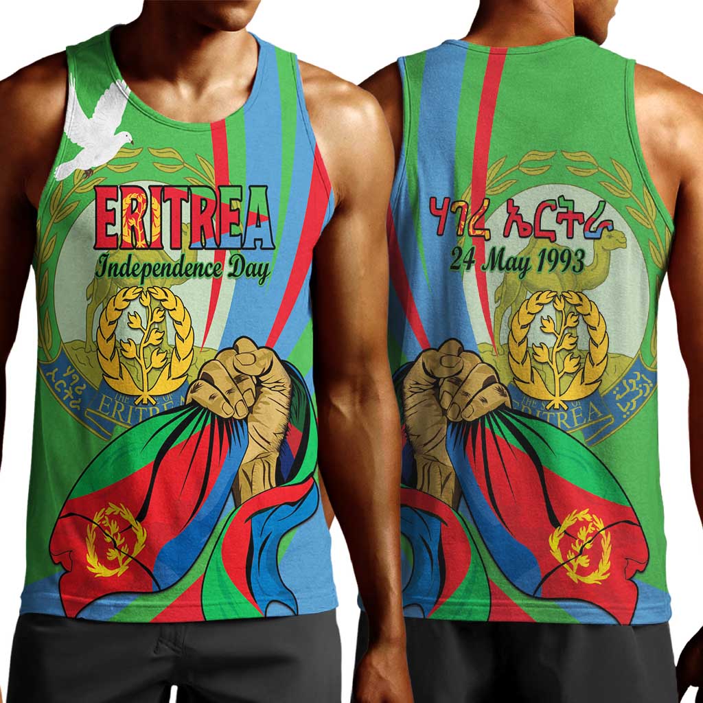 Happy Eritrea Independence Day Men Tank Top 34th Anniversary