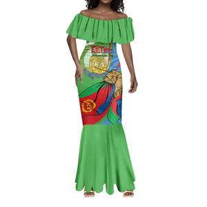 Happy Eritrea Independence Day Mermaid Dress 34th Anniversary