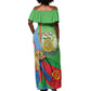 Happy Eritrea Independence Day Off Shoulder Maxi Dress 34th Anniversary