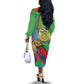 Happy Eritrea Independence Day Off The Shoulder Long Sleeve Dress 34th Anniversary