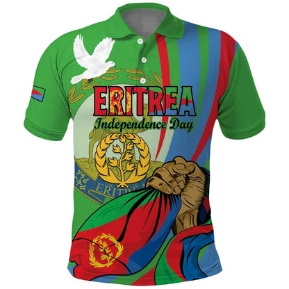 Happy Eritrea Independence Day Polo Shirt 34th Anniversary