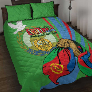 Happy Eritrea Independence Day Quilt Bed Set 34th Anniversary