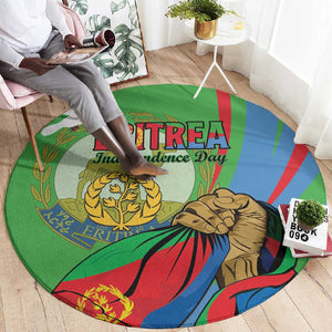 Happy Eritrea Independence Day Round Carpet 34th Anniversary