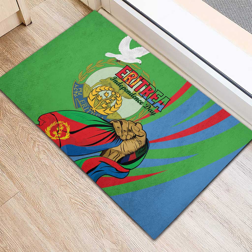 Happy Eritrea Independence Day Rubber Doormat 34th Anniversary
