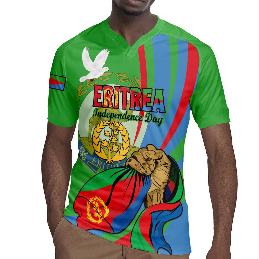 Happy Eritrea Independence Day Rugby Jersey 34th Anniversary