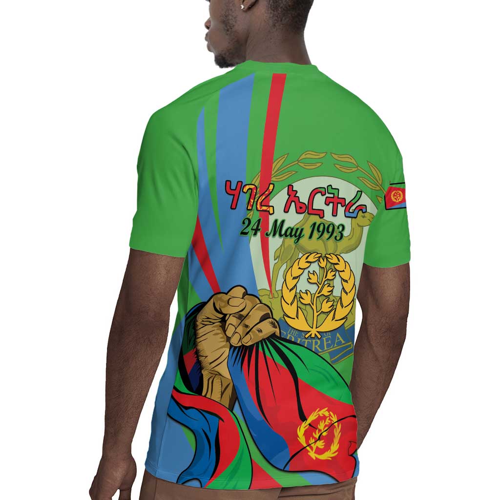 Happy Eritrea Independence Day Rugby Jersey 34th Anniversary