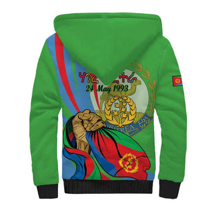 Happy Eritrea Independence Day Sherpa Hoodie 34th Anniversary